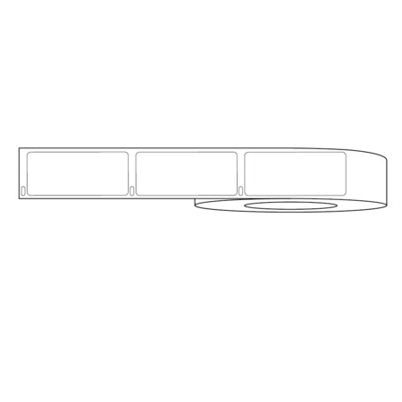 Nevs Dymo Prescription Label 3-1/2" x 1-1/2" White LA-DYM-1036